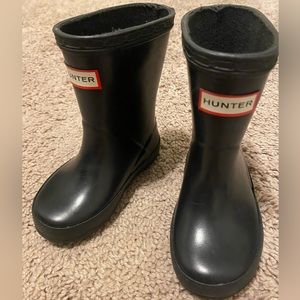 Hunter Kids' First Classic Waterproof Rain Boot Size 4